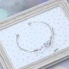 925銀飾&times;8字纏繞打結&times;開口手環-第3張