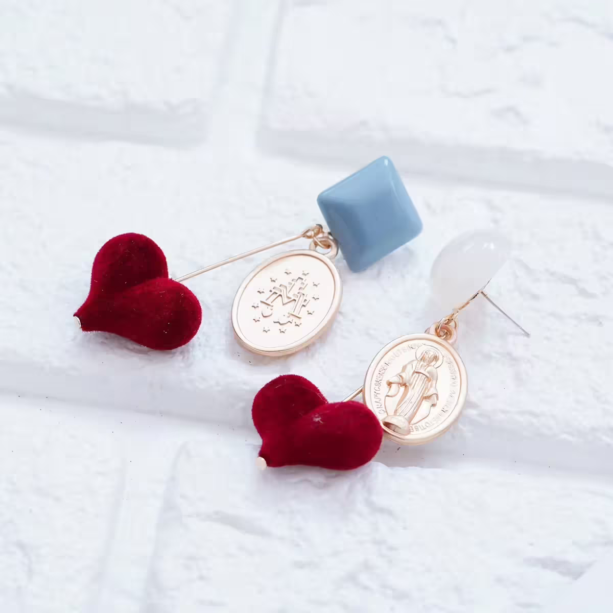 瑪麗亞的愛&times;不對稱吊墜耳環-第4張