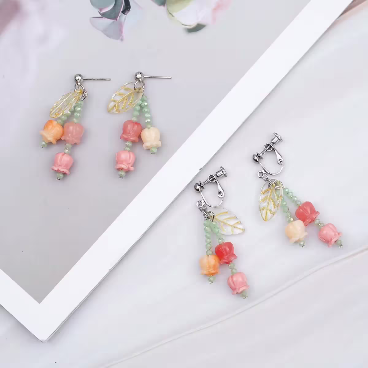 鈴蘭花的呢喃×螺旋耳夾-第4張