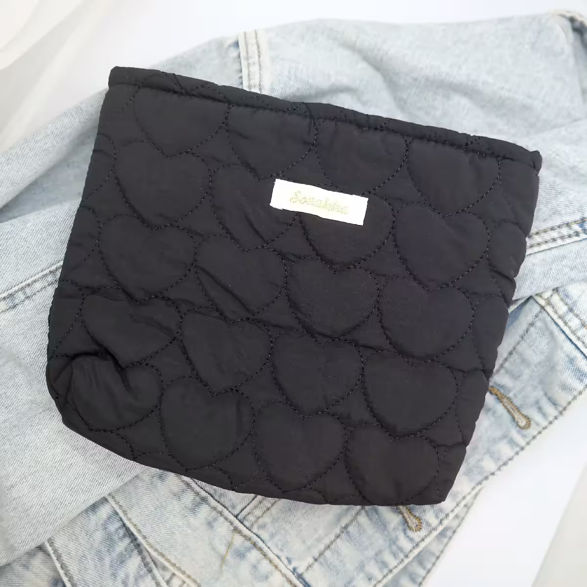 糖果愛心包&times;化妝包&times;黑色-第3張