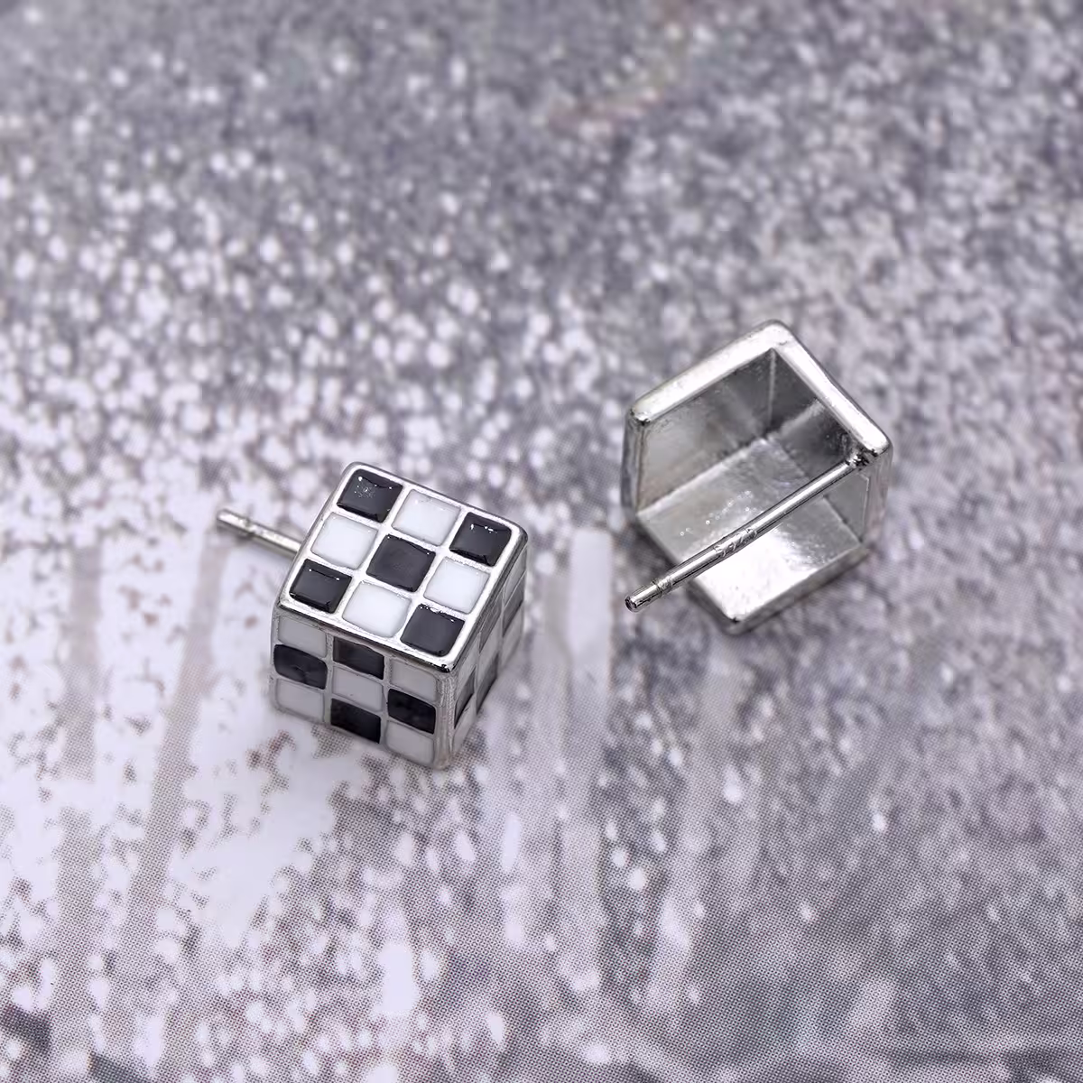 立體賽車黑白棋×耳環-第3張