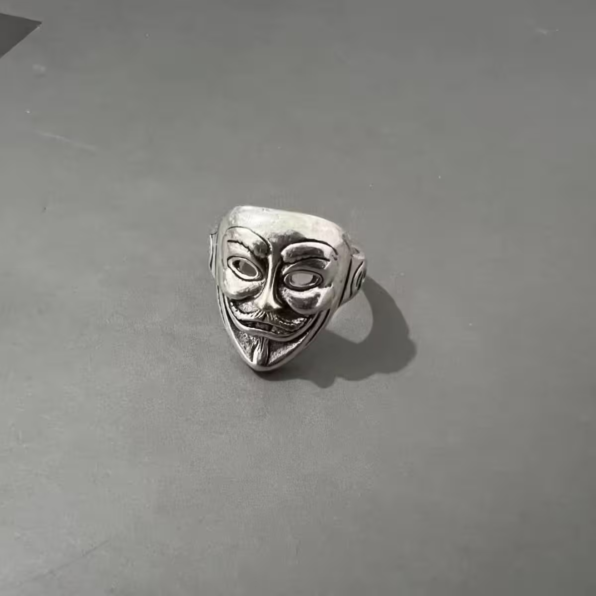 美式×復古×人臉面具×開口戒指-第3張