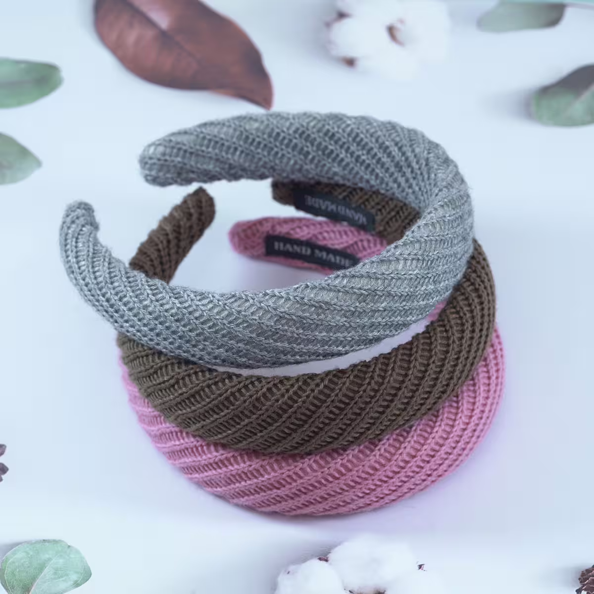 素色羅紋×髮箍×共三色-第1張