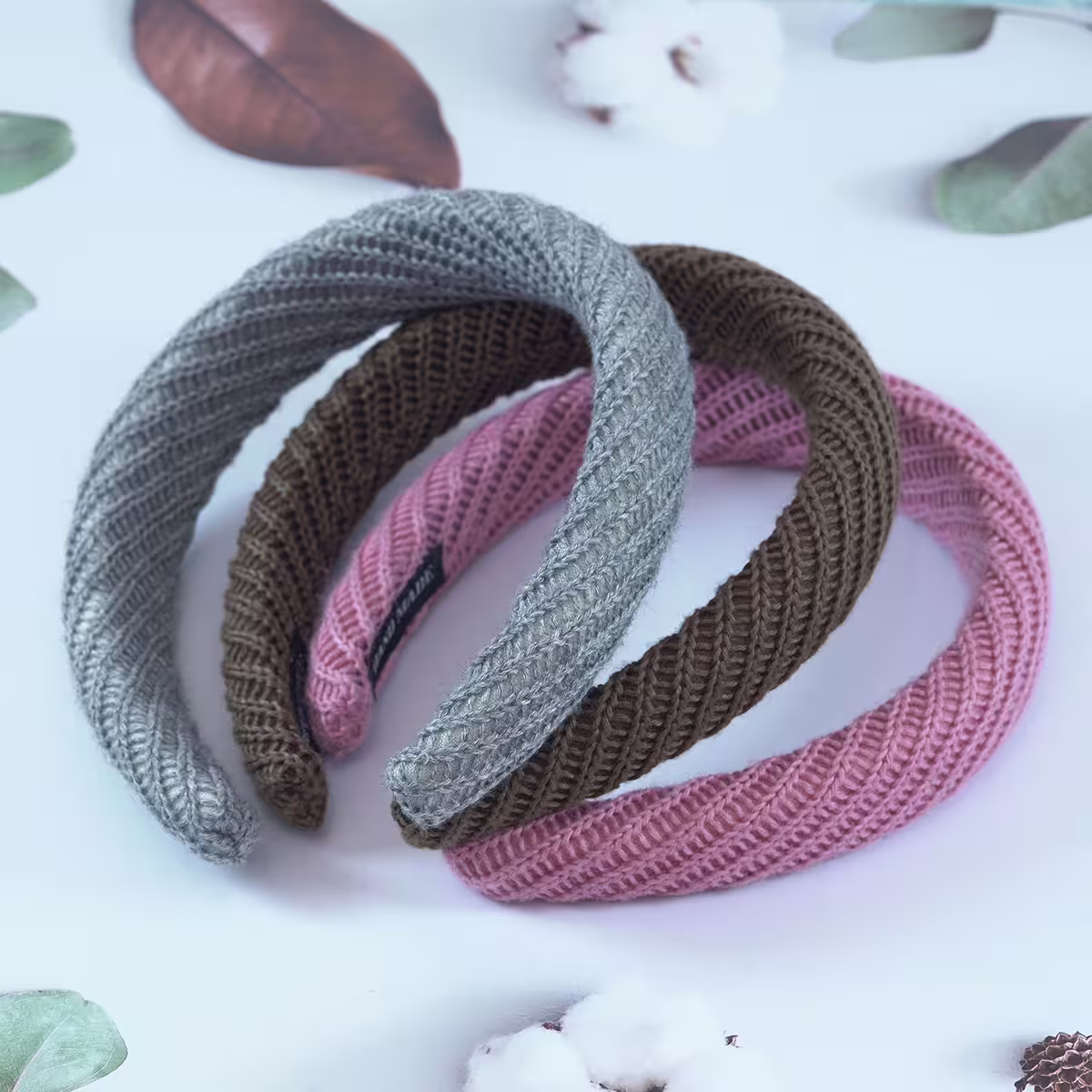 素色羅紋×髮箍×共三色-第2張