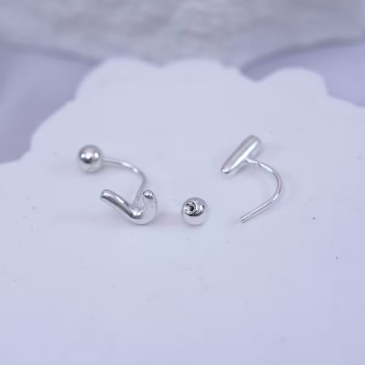 925耳針×問號驚嘆號×轉珠耳環-第4張