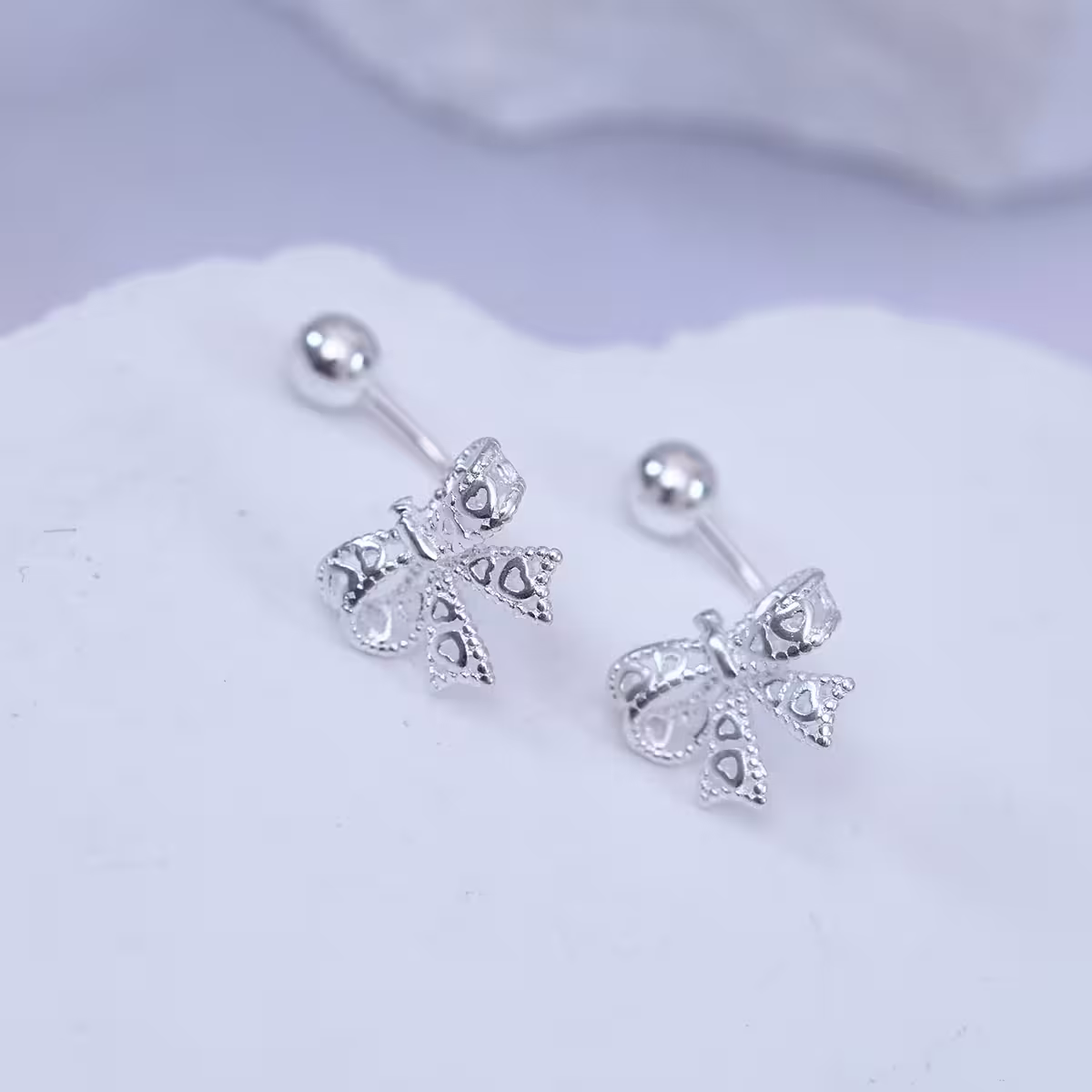 925耳針×蝴蝶結×轉珠耳環-第2張