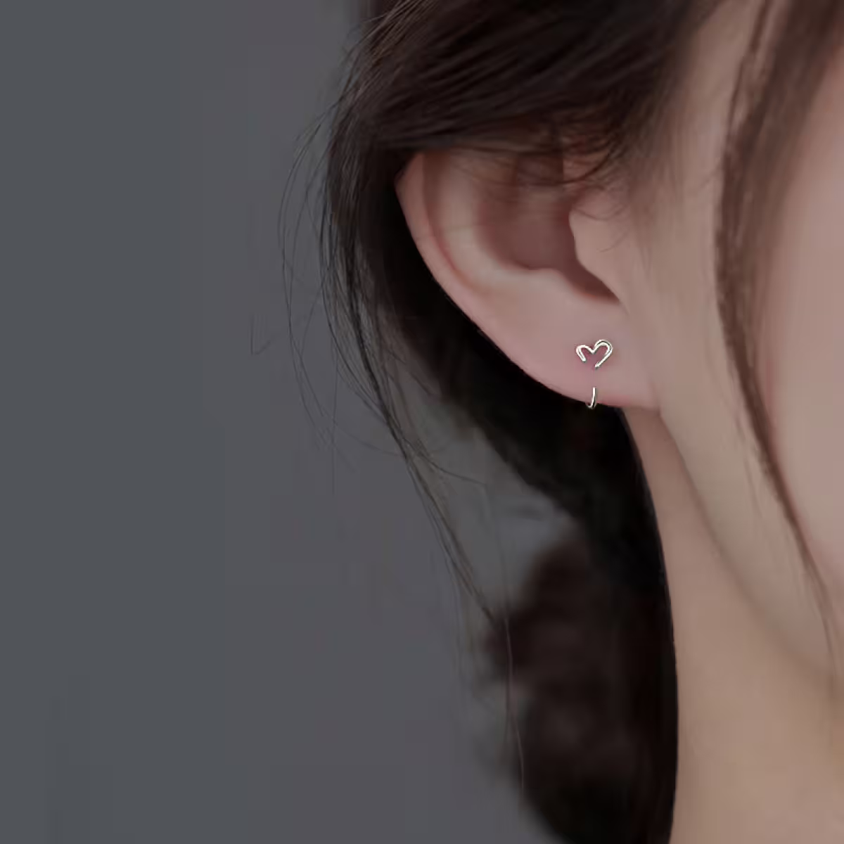 925銀針×養耳棒×線條愛心×耳勾-第6張