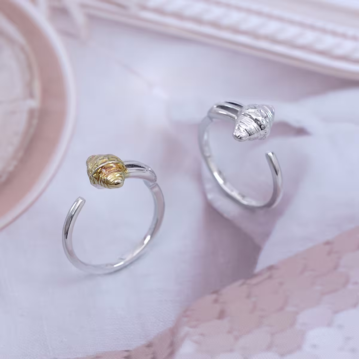 可頌好好吃×開口戒指×共二色-第1張