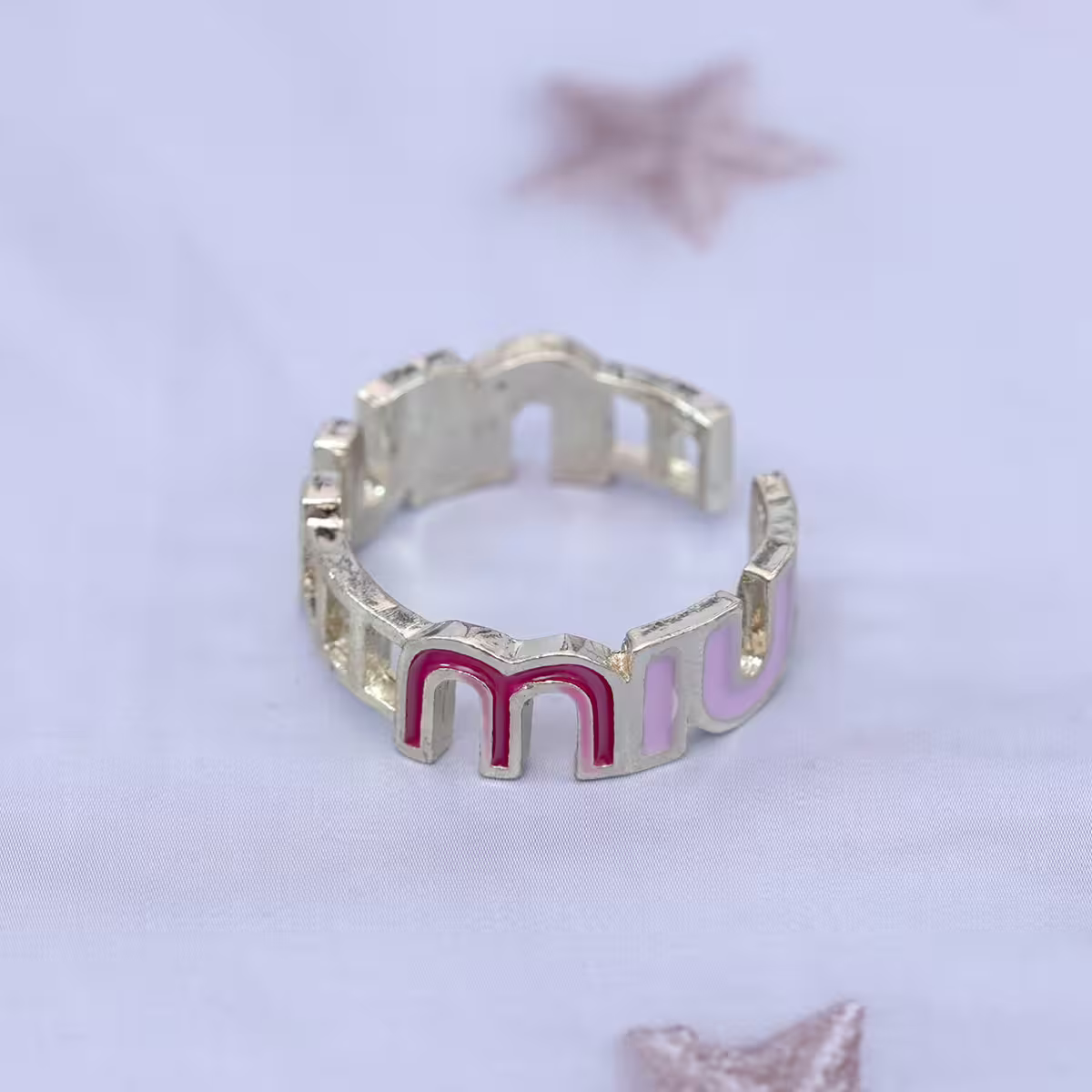 彩色字母×開口戒指-第5張