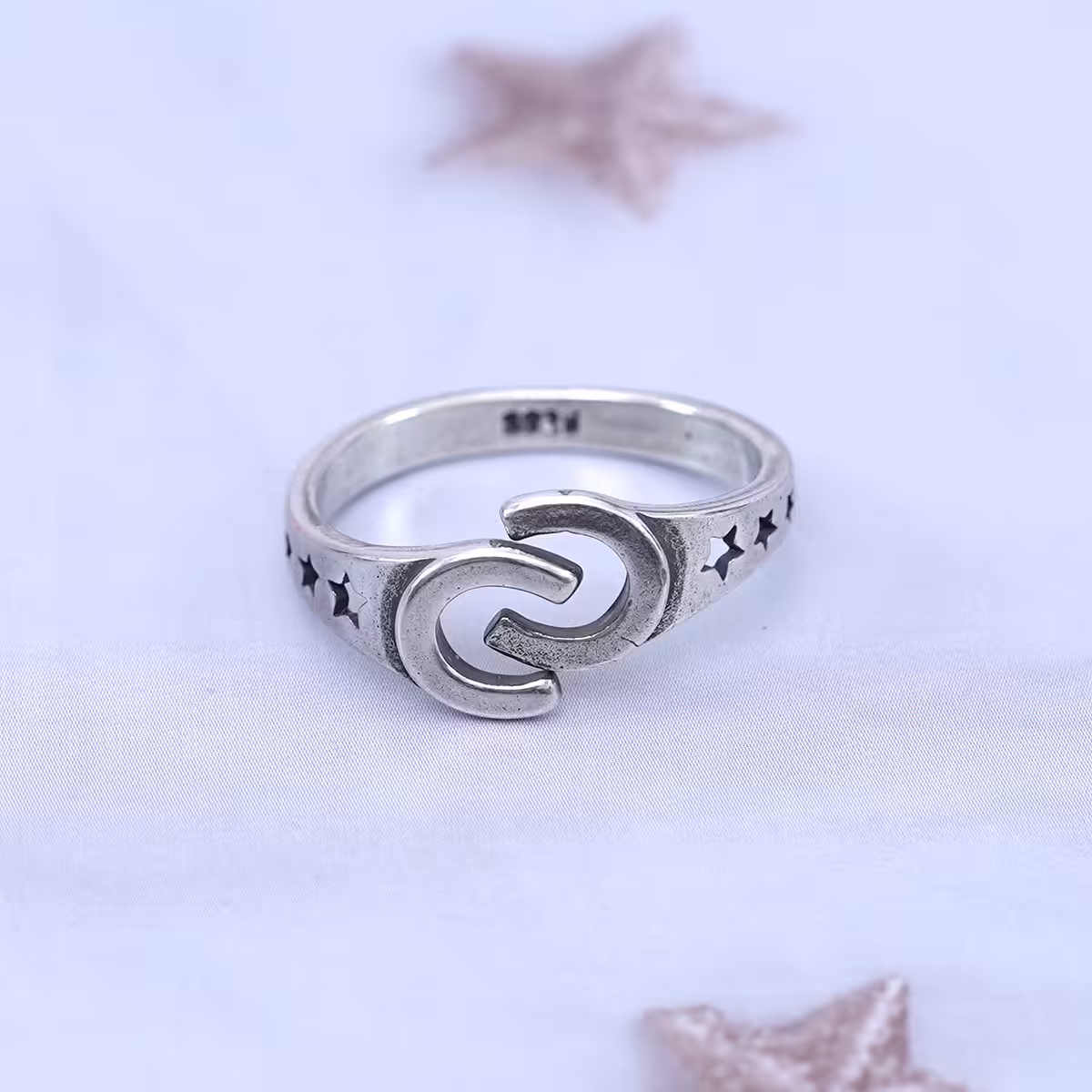 極簡雙C×開口戒指-第3張