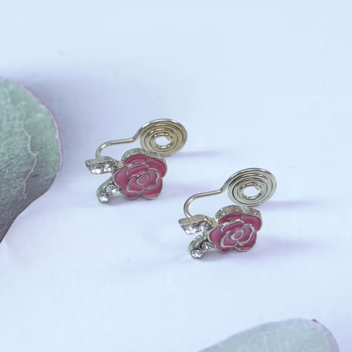 薔薇之名×蚊香盤U型耳夾-第6張