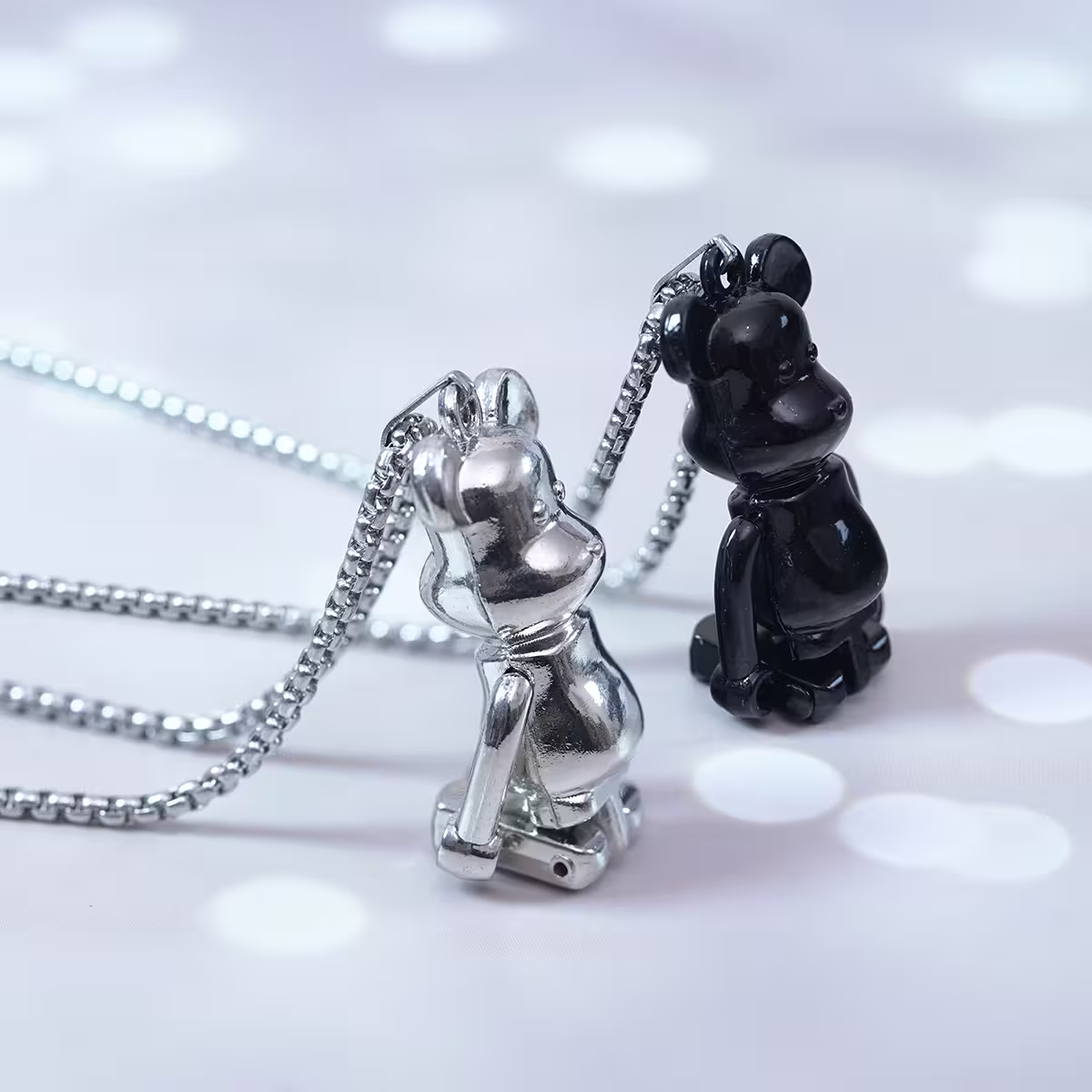 嘻哈單色潮熊×長鍊項×共二色-第2張