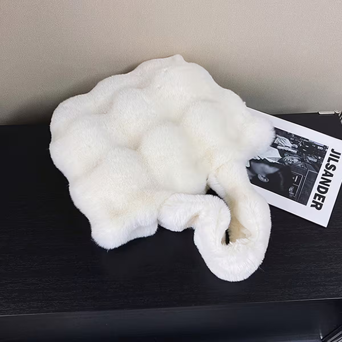 毛毛波堤×肩背袋×白色-第3張