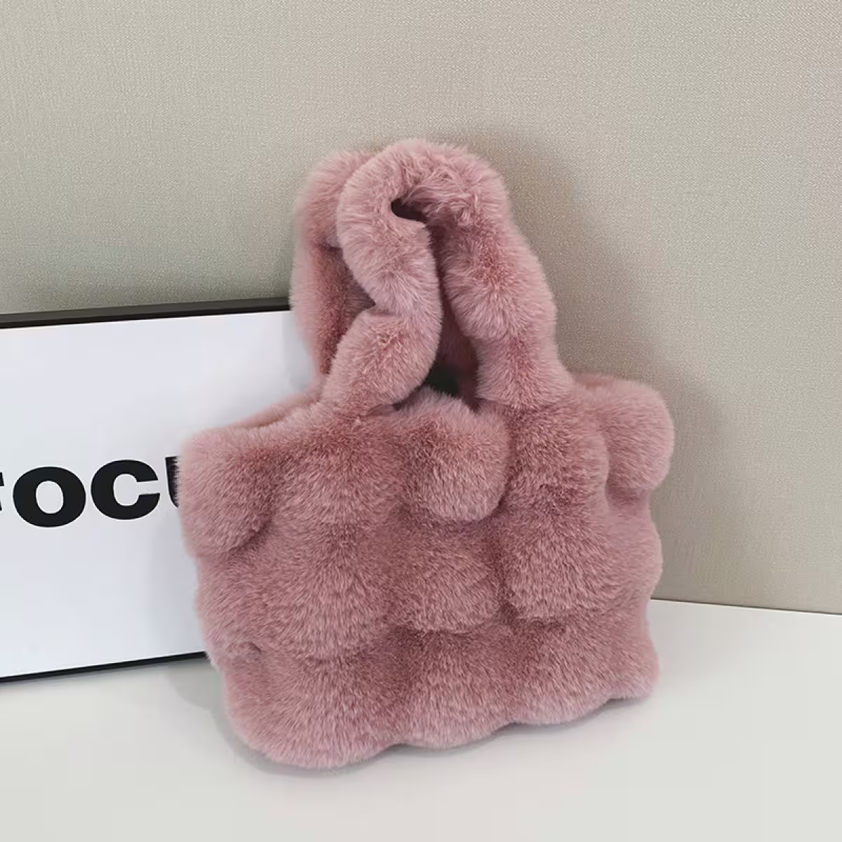 毛毛波堤×肩背袋×粉紅-第1張