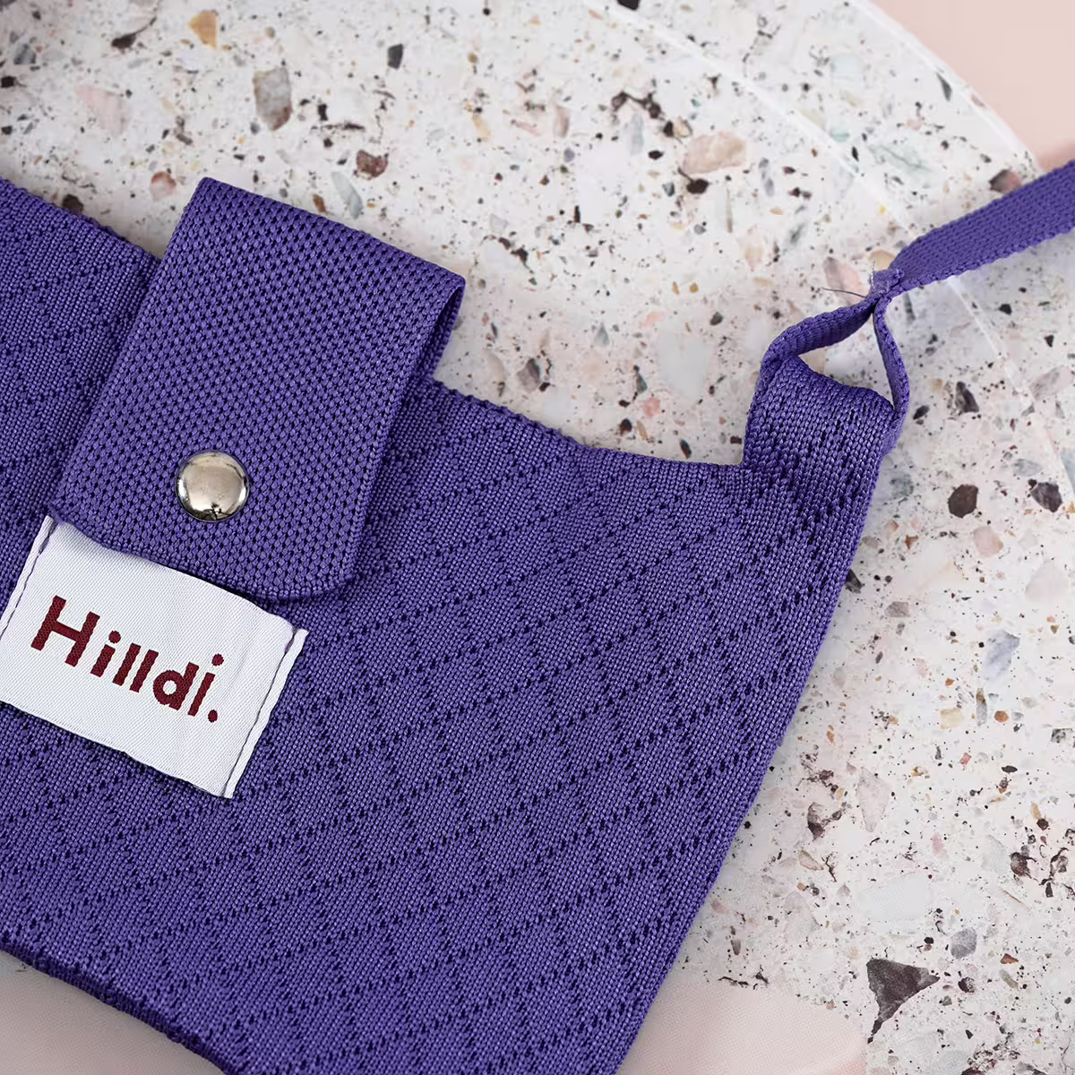 快樂多巴胺×單色針織×斜背包×紫色-第3張