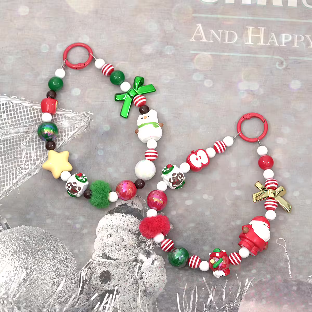 聖誕老人&times;手機腕帶掛繩-第6張