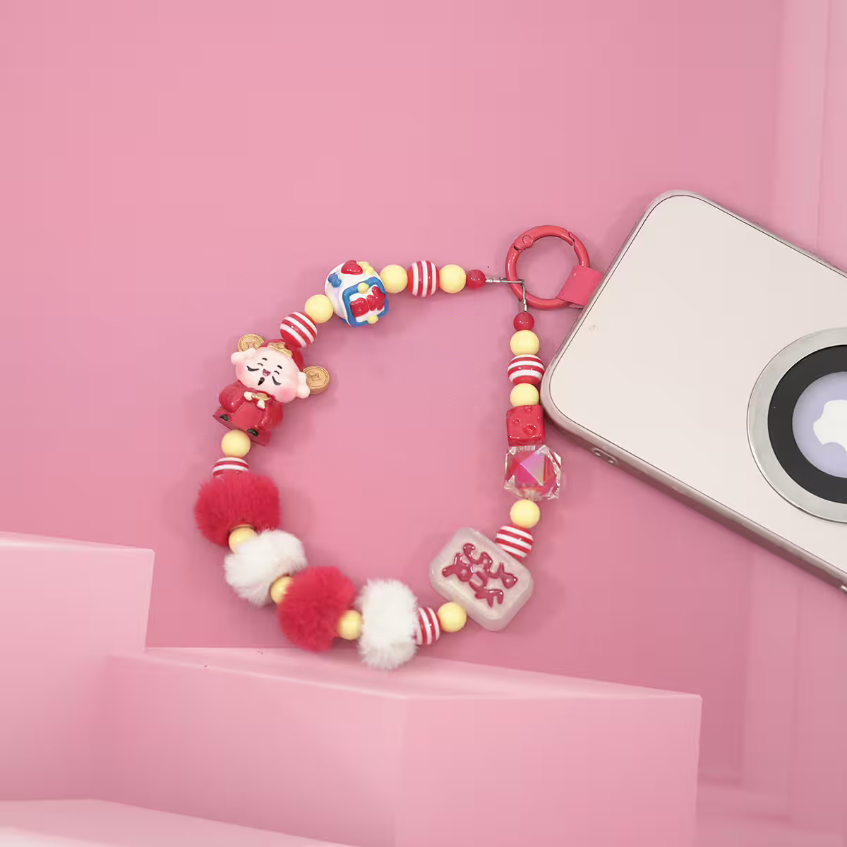 財神爺發財&times;手機腕帶掛繩-第2張