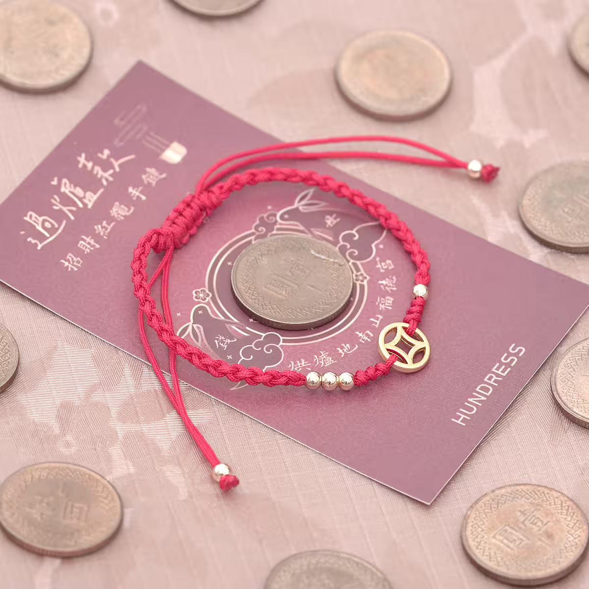 【過爐款】四方來財&times;招財手鍊（含錢母）-第3張