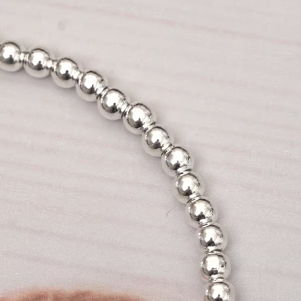 925銀飾&times;極簡黑愛心&times;串珠手環-第4張