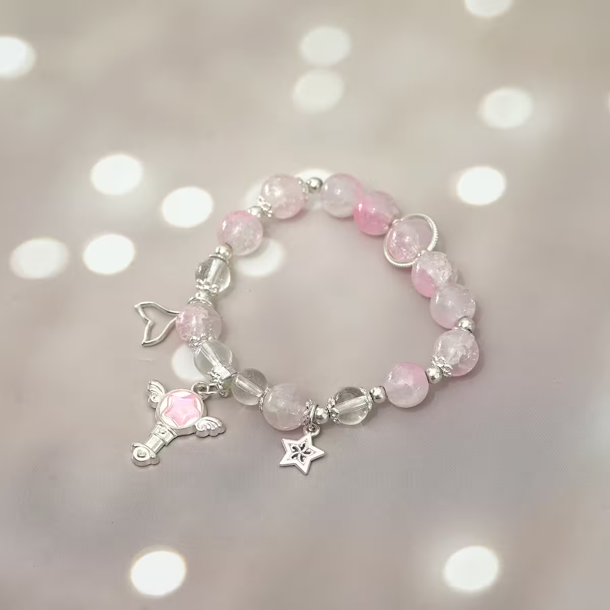 星光魔法琉璃&times;固定式串珠手鍊&times;共五色-第2張