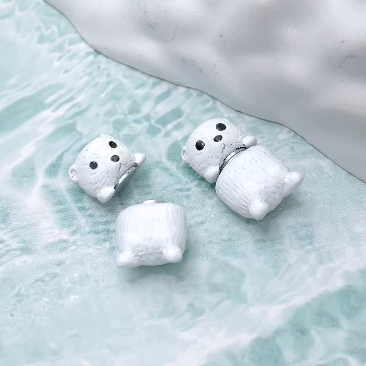 北極熊&times;雙面磁吸耳夾-第3張