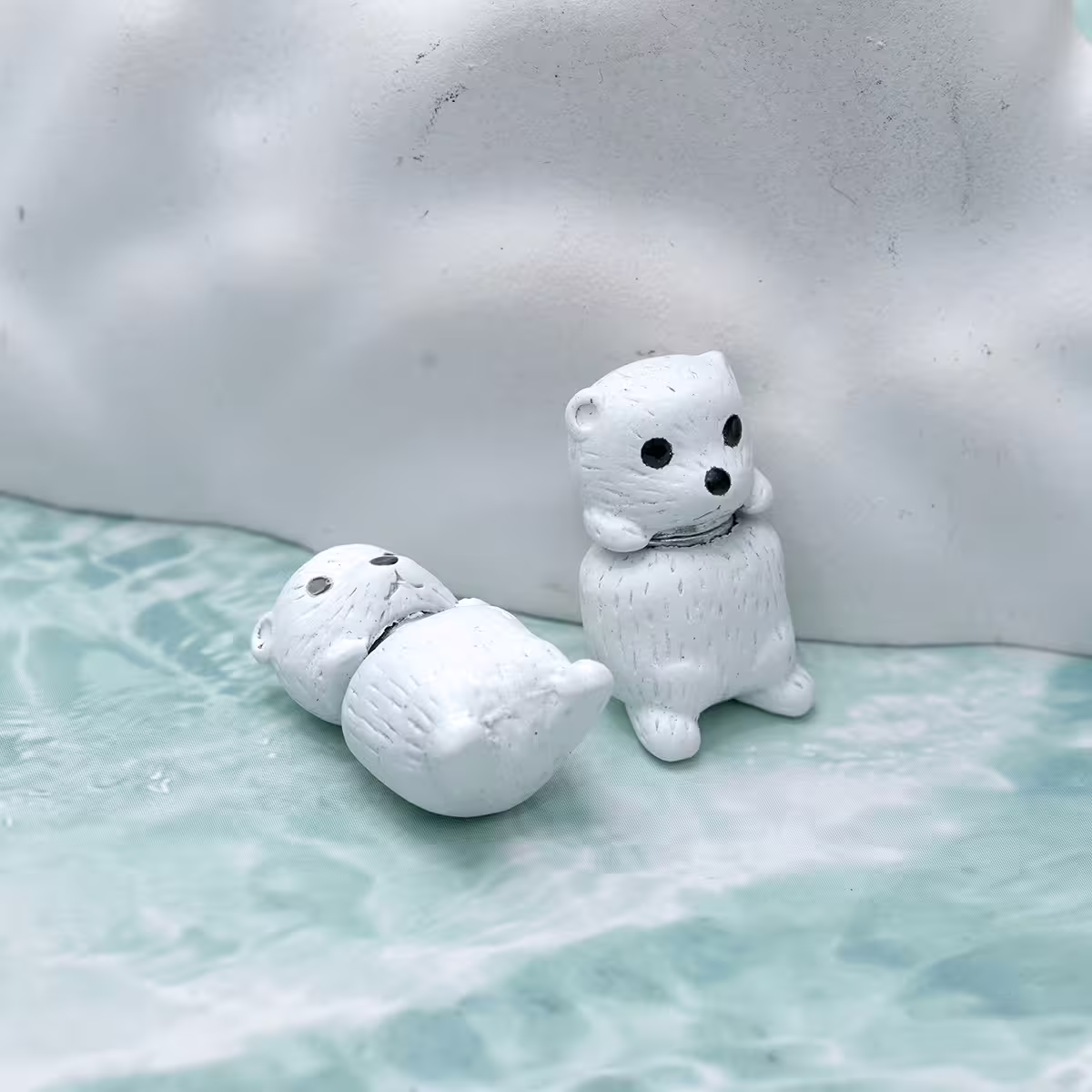 北極熊&times;雙面磁吸耳夾-第4張