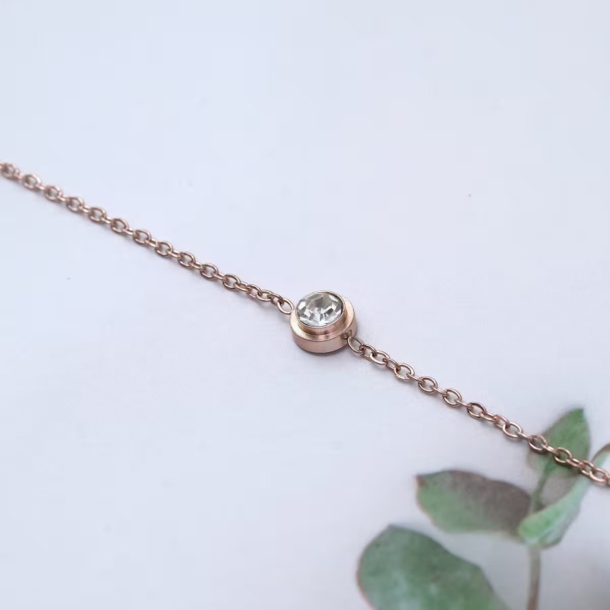 316鋼飾&times;小單鑽&times;手鍊&times;金色-第3張