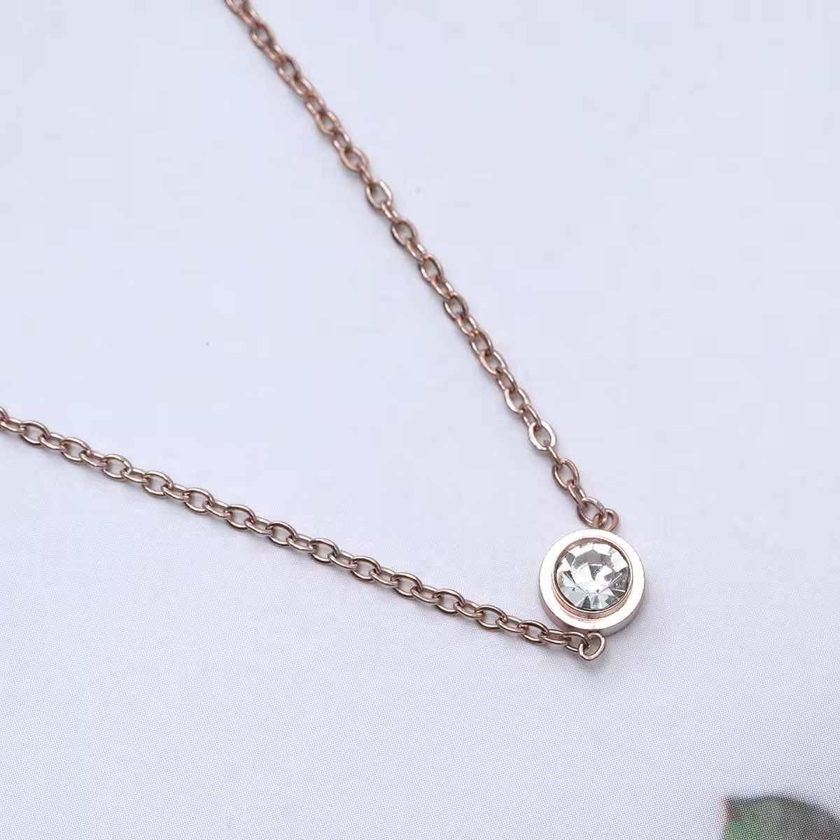 316鋼飾&times;小單鑽&times;手鍊&times;玫瑰金-第4張