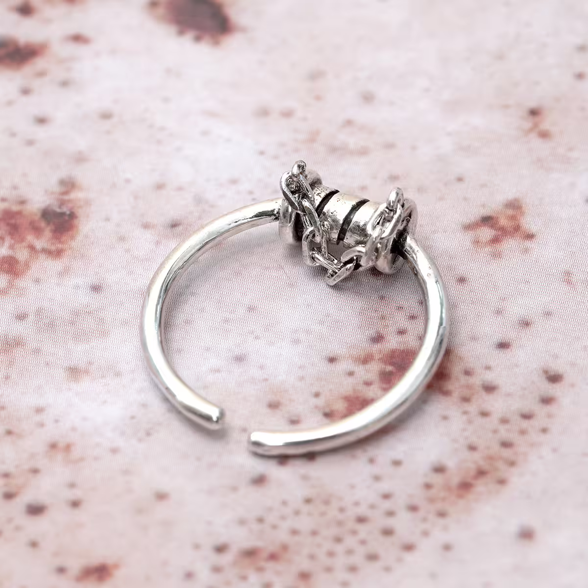 925銀飾&times;小蠻腰鍊條&times;開口戒指-第3張