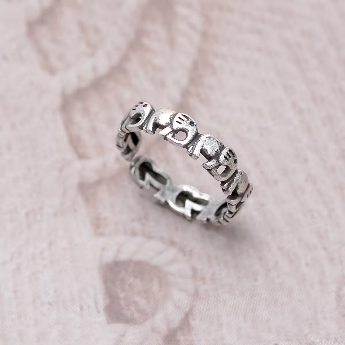 925銀飾&times;吉祥吉象&times;開口戒指-第1張