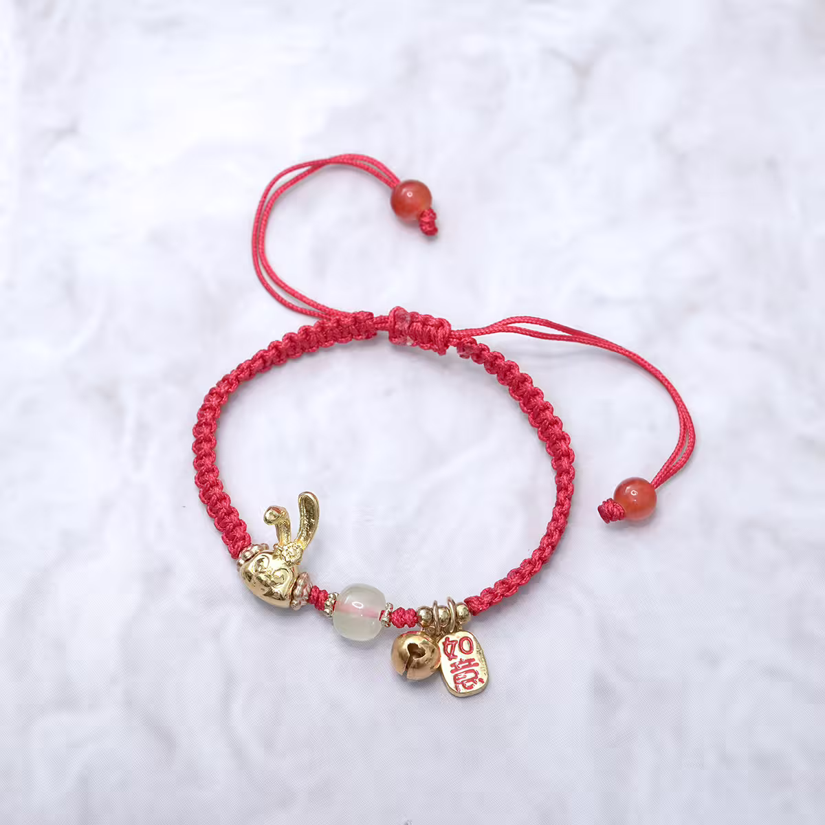 吉祥如意小兔&times;抽繩手鍊-第1張