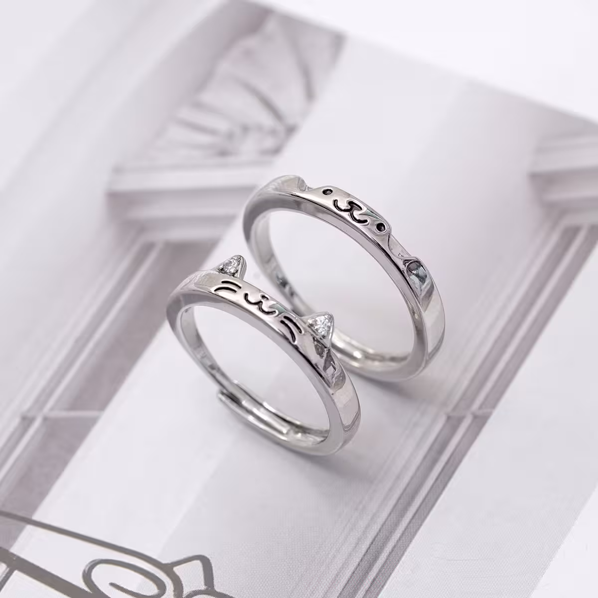 貓狗貼貼&times;情侶對戒-第2張