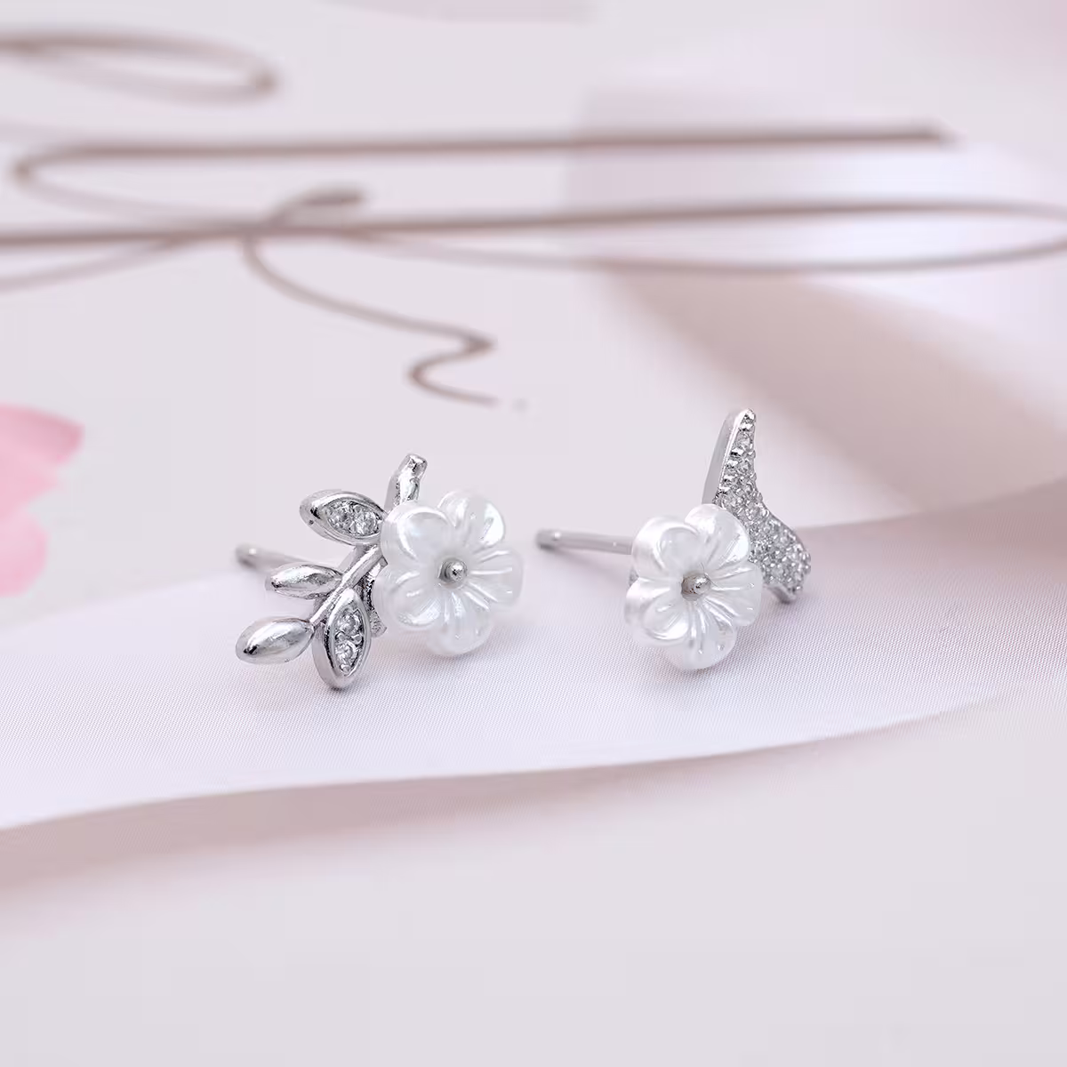 925銀針&times;鳥語花香&times;耳環-第1張