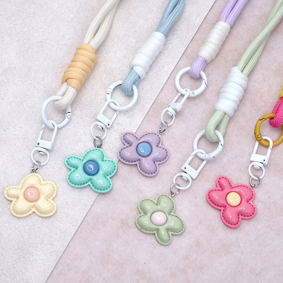 花朵多巴胺&times;手機腕帶掛繩&times;紫色-第6張