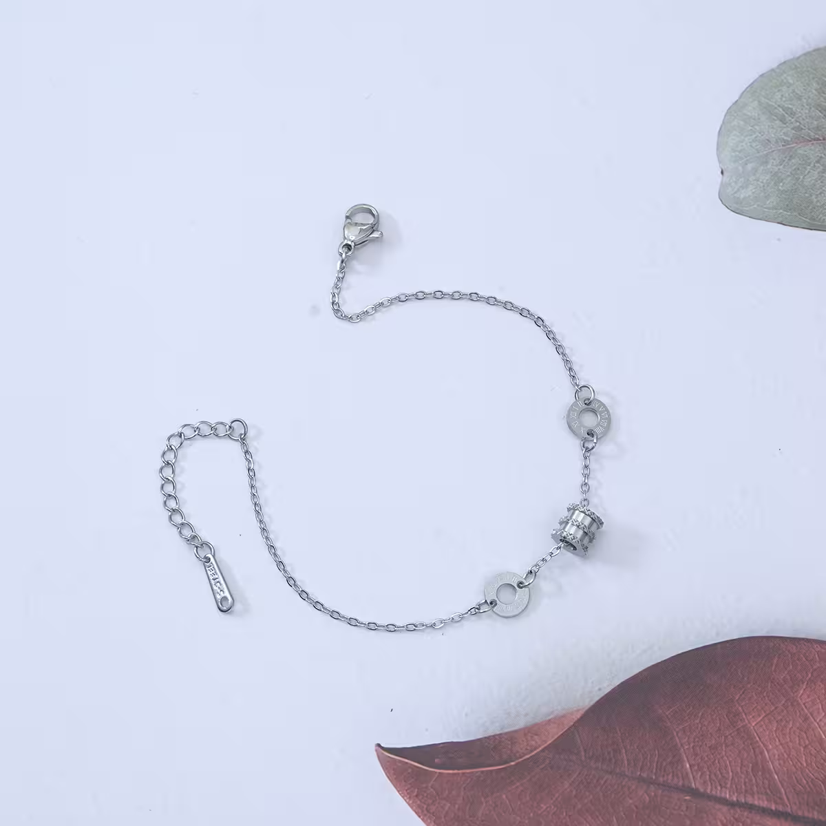 316鋼飾&times;羅馬數字小蠻腰 &times;手鍊&times;銀色-第6張