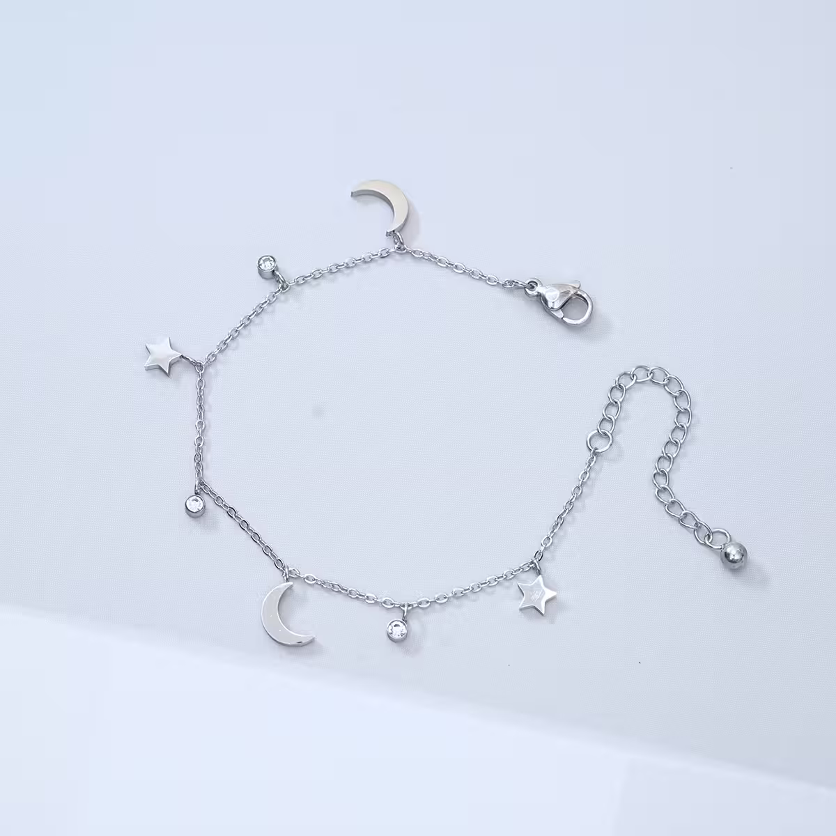 316鋼飾&times;星光月影&times;手鍊&times;銀色-第1張