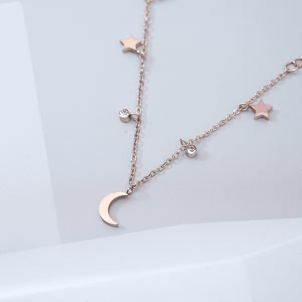 316鋼飾&times;星光月影&times;手鍊&times;玫瑰金-第2張