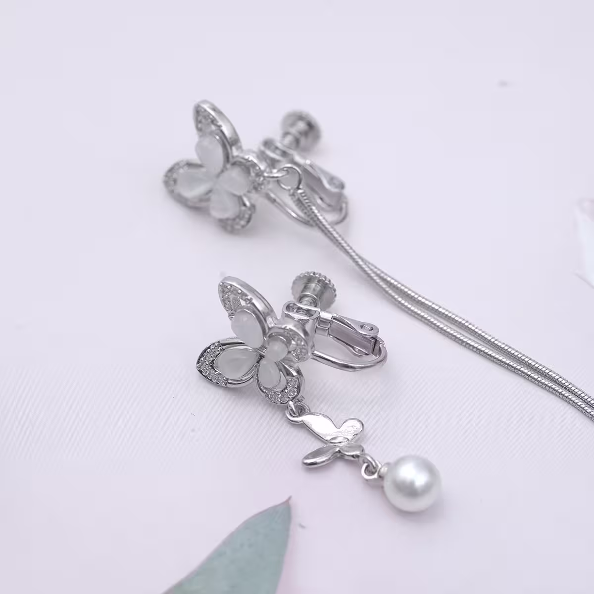 冰透蝴蝶&times;不對稱螺旋耳夾-第4張