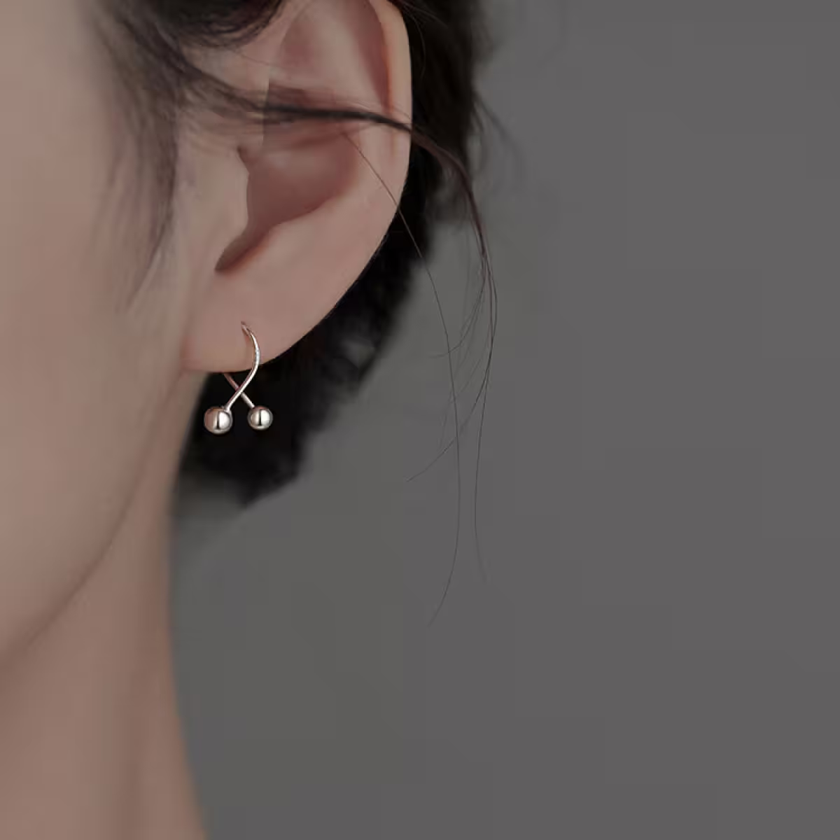 925耳針&times;交叉線&times;轉珠耳環-第5張