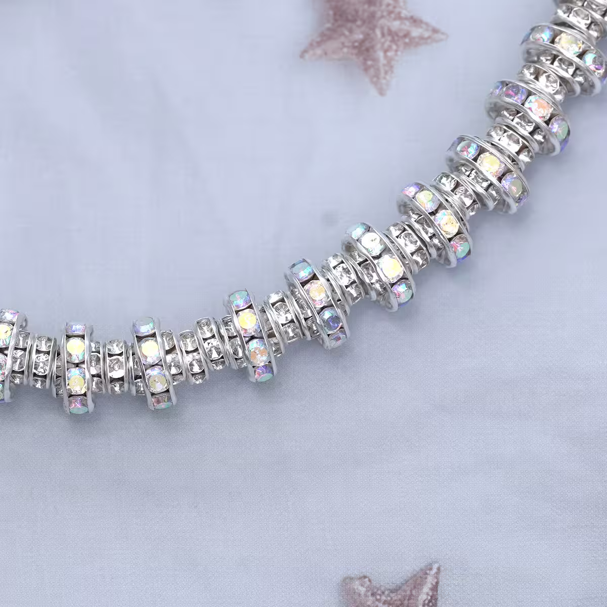 輕奢小熊晶鑽&times;手機腕帶掛繩&times;白色-第5張