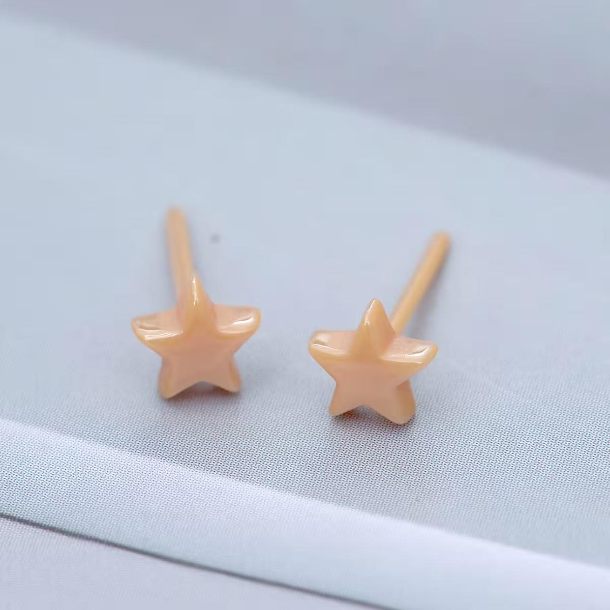 小星星&times;陶瓷&times;養耳棒&times;二套件耳環組&times;黃色-第3張