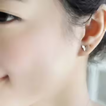925銀針×簡約蝴蝶×耳針