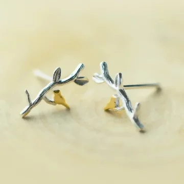 925銀針&times;樹枝孤鳥&times;耳針.avif