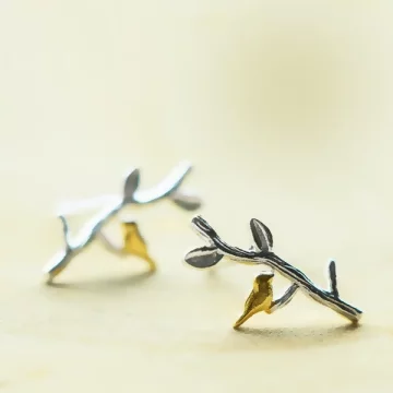 925銀針&times;樹枝孤鳥&times;耳針.avif