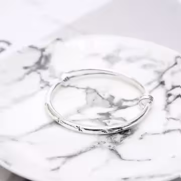 925銀飾×滿天星車花×推拉手環