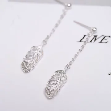 925銀針&times;小羽毛流蘇&times;耳針.avif