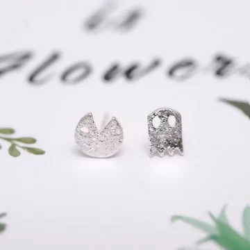 925銀針&times;小精靈吃豆豆&times;耳針.avif