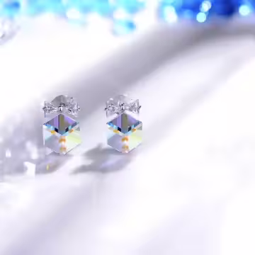 925銀針×蝴蝶結魔方×耳針