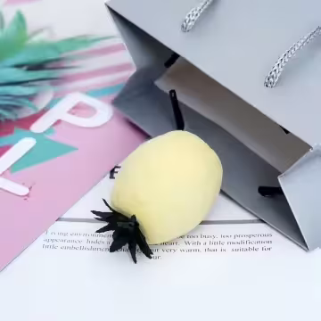 鳳梨旺旺×適用戒指/小耳釘×絨布盒