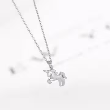 925銀飾×獨角獸小馬×鎖骨項鍊